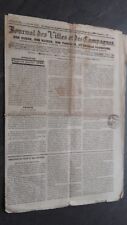JOURNAL DES VILLES ET DES