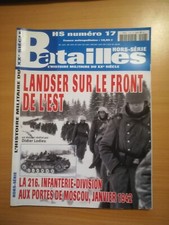 BATAILLES HS N°17 LANDSER SUR LE FRONT DE L EST - 216e DI MOSCOU , JANVIER 1942