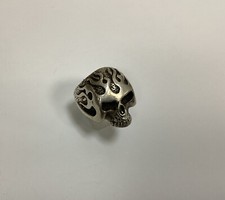 Bague tête de mort en argent - Taille 64
