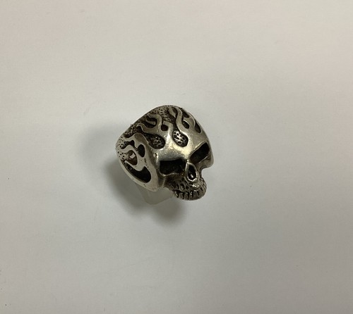 Bague tête mort argent - bague, en