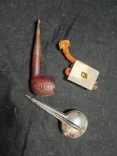 Anciens chargeur de briquet Flamidor et  Tempête à Mèche Amadou + pipe Ropp