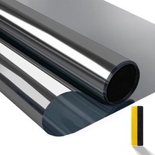 Film fenetre Anti Regard Film Miroir sans Tain Anti Chaleur Anti UV Protectio...