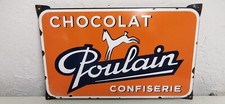 Plaque émaillée chocolat