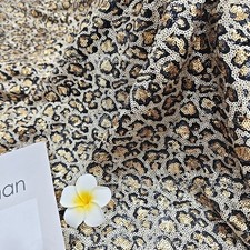 Tissu À Paillettes Imprimé