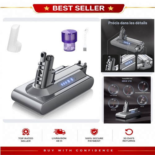 Batterie pour dyson v10 sv12 - batterie,