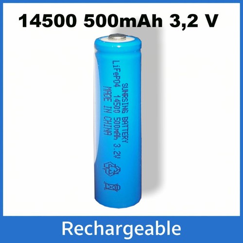Ifr 14500 500mah lifepo4 - ifr, 3,2v