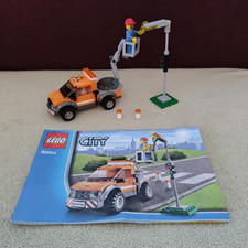 Lego City 60054 - Le Camion de réparation - Complet - Luminaire Signalisation