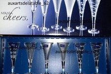 Cristal d'Arques Mikasa coffret de 6 verres a schnaps ou a liqueur taillé Neuf
