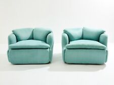 Paire de fauteuils Confidential Alberto Rosselli pour Saporiti 1970