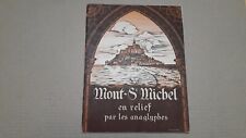 livre anaglyphes en relief, Le Mont St Michel  1/2 lunettes