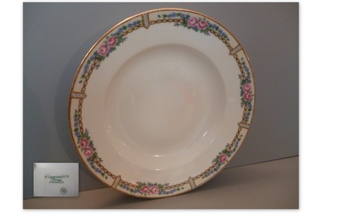 Assiette ancienne - , en