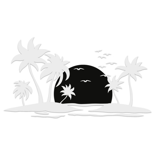 Kit autocollants plage - kit,