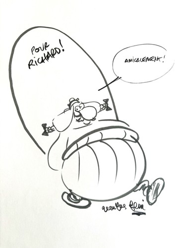 Asterix t36 dedicace j - +, j.y
