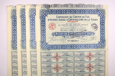 CHEMIN DE FER A CREMAILLERE DE LA TURBIE / RIGI D HIVER 500 FRANCS 1927 X 45