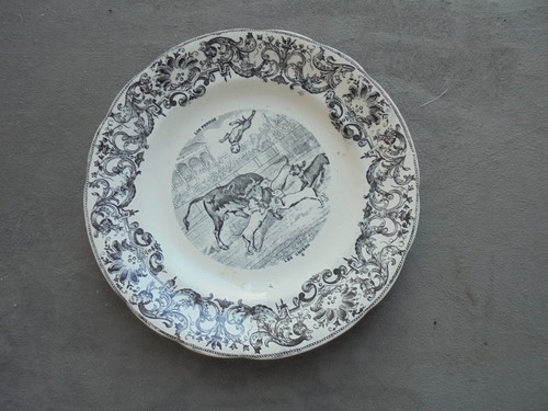 Assiette gien corrida los - corrida,