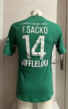 Maillot ASSE porté par Falaye Sacko lors du match vs Montpellier HSC