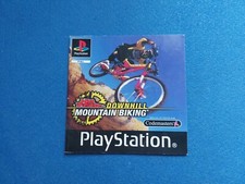 PS1 Playstation 1 notice manuel No Fear Downhill Mountain Biking