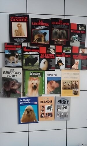 Lot livres sur les chiens - livres,