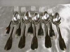 ?? CAILAR BAYARD ANCIEN COUVERT LOT 10 CUILLERE FOURCHETTE METAL ARGENTE