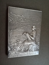 O. Roty -Plaquette Art Nouveau