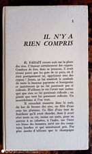 André de Richaud - il n'y a rien compris - 1970 Robert Morel