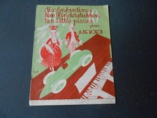 ♫ Livre / méthode - dix enfantines Piano DE BOECK ♫