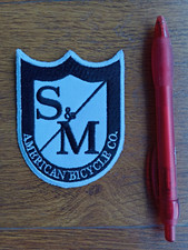 S&M BMX PATCH BADGE HOLMES DIRTBIKE HARO HUTCH GT DK MCS REDLINE SUPERCROSS NEW