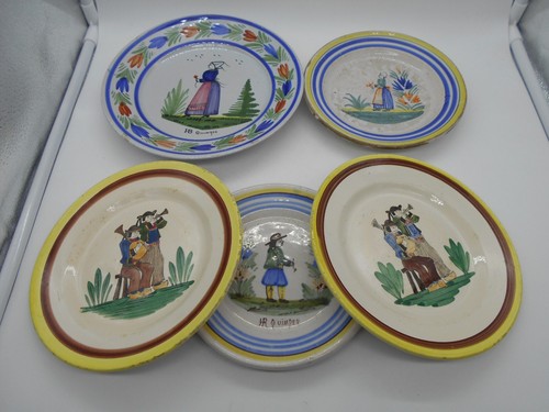 Lot assiettes breton - 5,