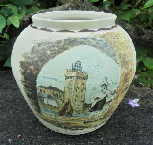 Imposant vase boule - vase, en