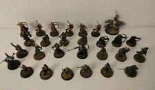 Warhammer seigneur des anneaux Lot de 28 Figurines Métal Aragorn Legolas... LOTR