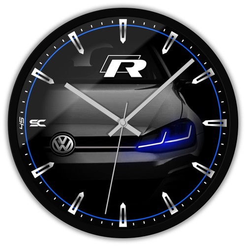 Montre murale noire 30cm - murale,