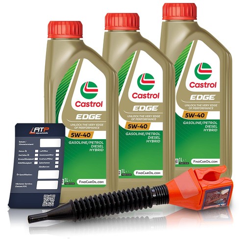 3x1litre castrol edge - 3x1litre, 5w-40