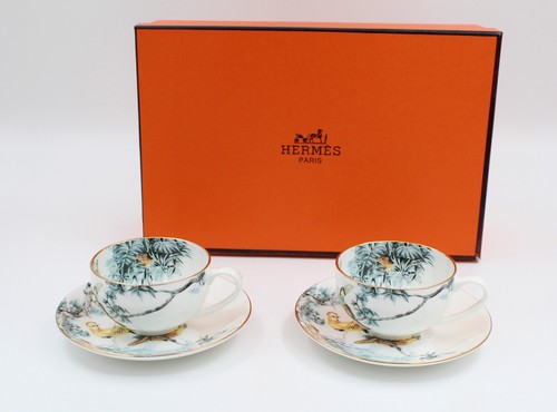 Hermes paire tasses thé - hermes,