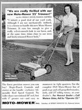 1959 Print Ad Moto-Mower 22"