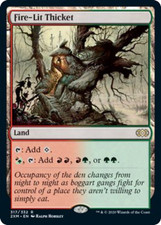 Magic MTG - Fire-Lit Thicket -