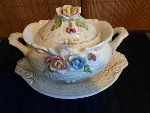 Soupière céramique décor - soupière, en