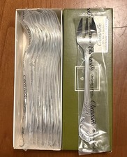 Christofle Marly 12 Fourchettes Huître Neufs Blister 