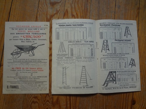 Ancien catalogue echelles - catalogue,