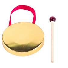 Instrument de Percussion de Gong à Main de 12 cm avec Marteau de  Rond p5955
