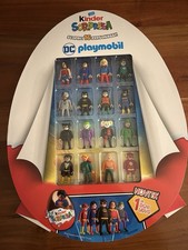 Coffret Collector Kinder Surprise Playmobil Dc et Son Présentoir Original