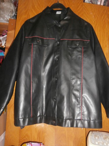 Blouson noir avec liserés