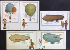 TINTIN 5 Chromos Voir et