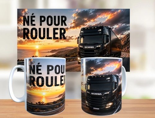 Mug humour passion né pour - mug,