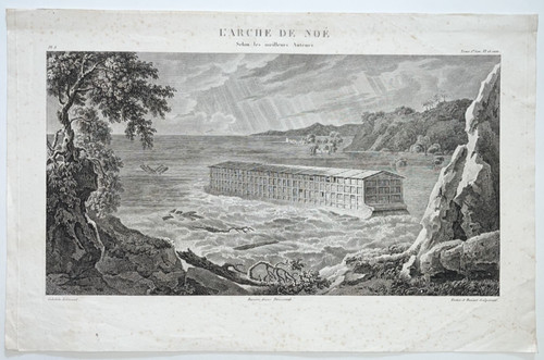 Arche noe gravure fortier - arche,