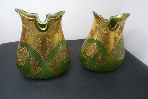 Paire vases art nouveau - paire,