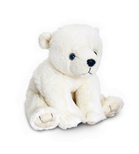 Peluche ours polaire 25cm - ours,