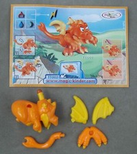TT002 Dragon Orange + BPZ Kinder Surprise Italie 2007/2008