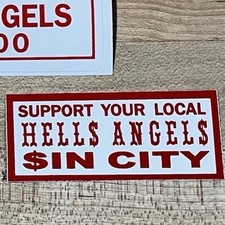 HELLS ANGELS SUPPORT STICKER