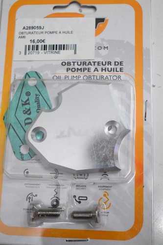 Obturateur pompe huile - obturateur,