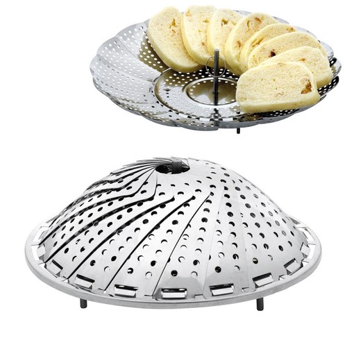 Panier vapeur pliable acier - vapeur, en